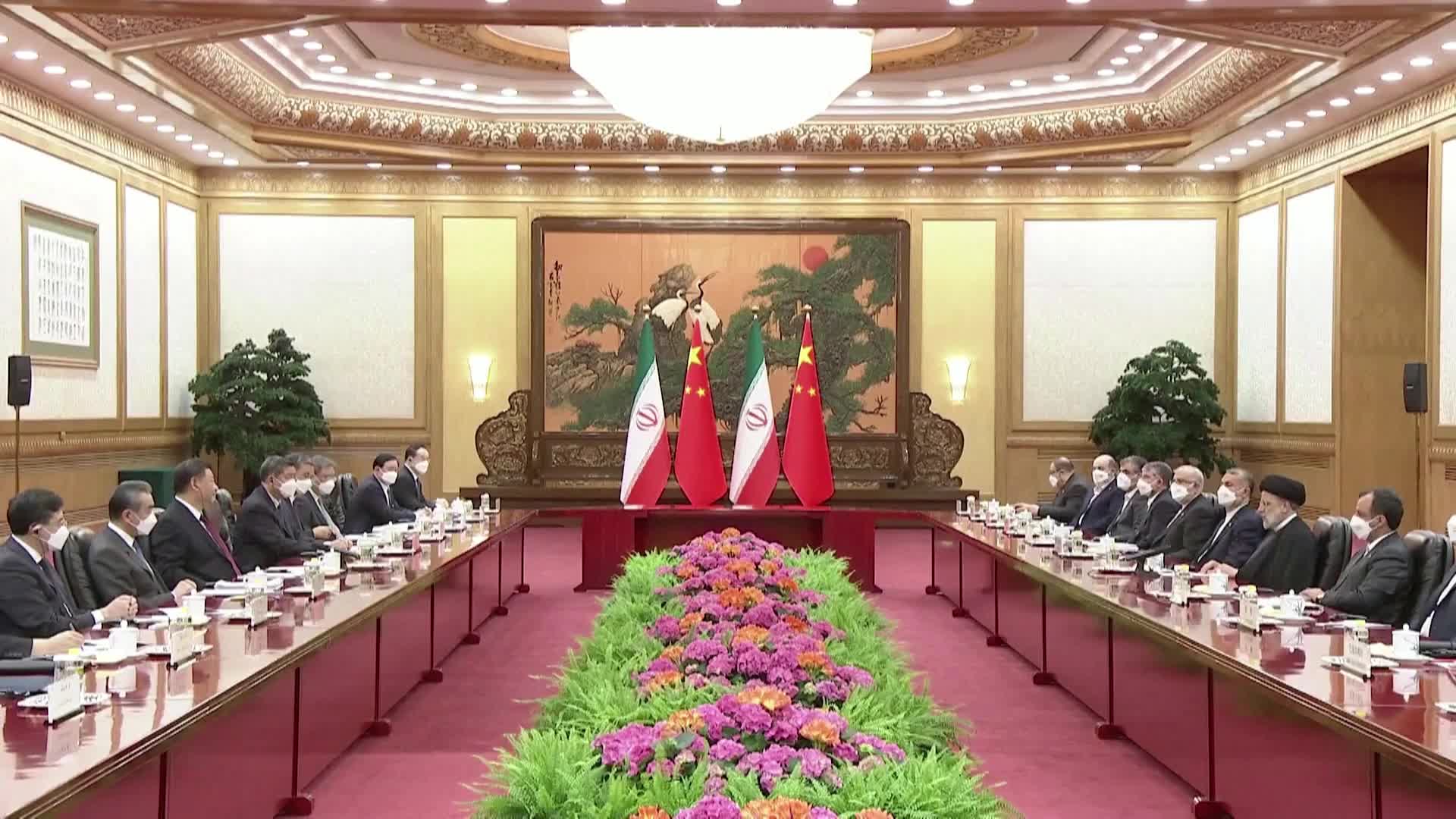 زيارة الرئيس الايراني إلى الصين